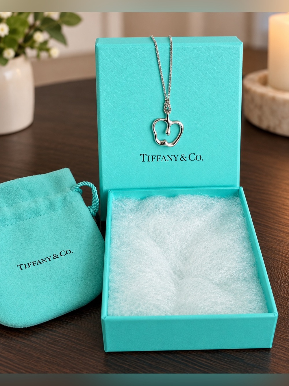 🎄💙 TIFFANY & CO. ELSA PERETTI APPLE NECKLACE